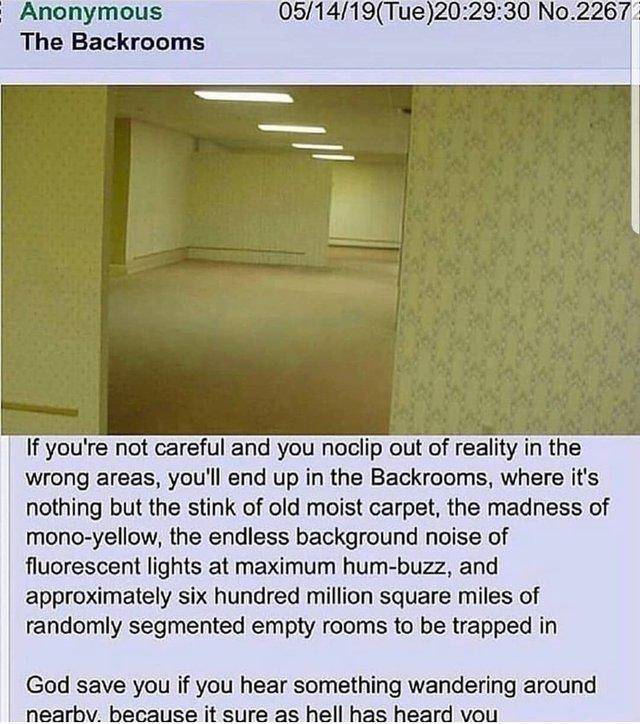 The Backrooms, AnonDJ's Creepypasta Wiki