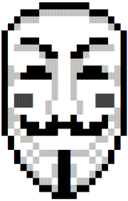 Изображение анонимуса ASCII 