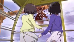 Misaki and Mei are pushed back