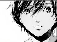 Kouichi astonished in the manga