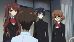 The two original class officers along with the the  of .