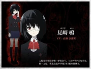Mei's character design in the anime.