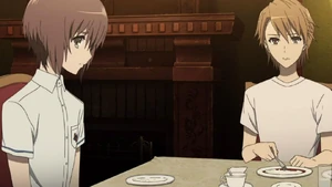 Teshigawara and Mochizuki reaction when Izumi blames Mei.