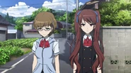 Izumi and a distraught Takako.
