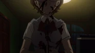 Takako's bloody shirt. None of this blood seems to be hers...