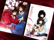 A manga and DVD of Another 0