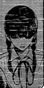 Takako in the manga, sporting a drastically different appearance. Here she appears as the police inform Kouichi of all the bodies they've recovered from the inn. Tough luck, kid...