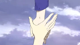 Misaki lets go Mei's hand