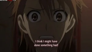 Teshigawara terrified expression.