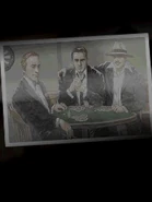 George (right) with Michael McGrath and Hugh Speck