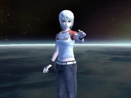 Ashley as a character trophy in Super Smash Bros. Brawl