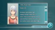 Ashley's profile in the character biographies