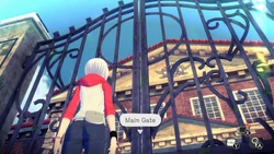 Gate to the mansion