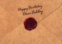 Promotional flyer/birthday card from Japan (Front)