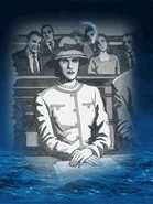 Margaret during the trial of the death of her husband