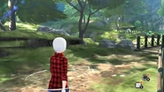 Ashley exploring nature