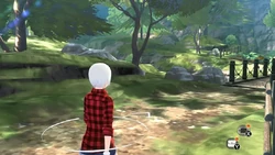 Ashley exploring nature
