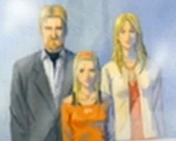 Kate (right) in a family portrait