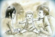 Richard and Sayoko with baby Ashley