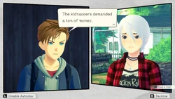Ashley talks to Matthew