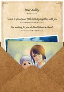 Promotional flyer/birthday card from Japan (Inside)
