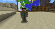 Human villager in front of the map February 7, 2017