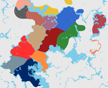 Germania Map Political