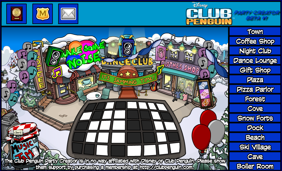 Club Penguin Party Creator | A Not so Normal day Wiki | Fandom