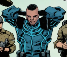  wearing a cool suit.