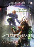 The cover of the French edition, La Terre Embrasée.[3]