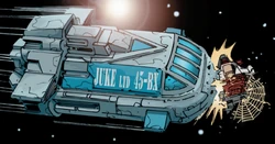 The Makarhu bumping El Cavador from  in .