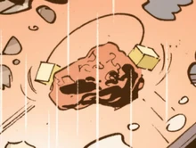 A hologram of a shatter box in .