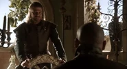 Varys warnt Eddard vor der Gefahr in der Robert schwebt.