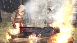 MualimBrennt.png (2,84 MB) Altaïr verbrennt die Leiche Al Mualims