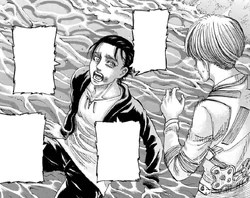 Eren offenbart seinen Egoismus und seine Heuchelei bezüglich Mikasa