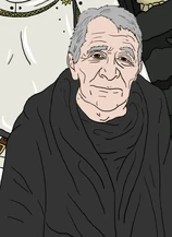 Der Lieblingsgroßvater eines kleinen Mädchens