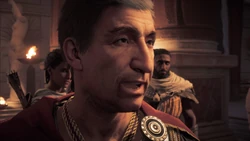 Caesar gibt den Angriffsbefehl