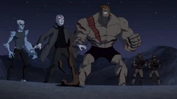 Die Schurken entdecken die Eindringlinge