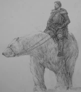 Varamyr auf dem Schneebären