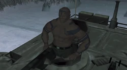 Raven reflektiert seinen Kampf mit Snake