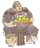 Charakter-Konzeptzeichnung für die nicht verwirklichte Dune-Verfilmung von 1975.