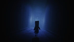 MonoImGang.jpg (234 KB) Mono erreicht erstmals den Gang, hinter dessen Tür der dünne Mann ausharrt