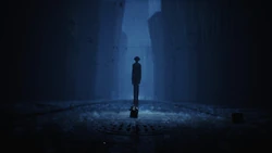 Mono stellt sich dem dünnen Mann