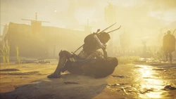 Septimius ist Bayek unterlegen