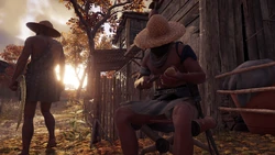 EchionSchnitzt.jpg (490 KB) Echion schnitzt vor seinem Haus