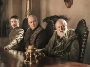 Kleinfinger, Varys und Pycelle.