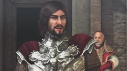 Cesare hält eine Rede