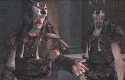 Zwei Anhänger des Romulus