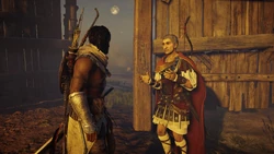 Caesar berichtet Bayek von Septimius