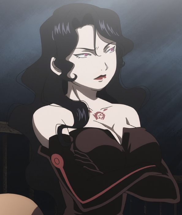 Lust Fullmetal Alchemist Brotherhood Schurken Wiki Fandom Brotherhood (oav) ed, who has a natural talent and skill for alchemy, becomes nationally certified and is soon known everywhere as the fullmetal alchemist. lust fullmetal alchemist brotherhood